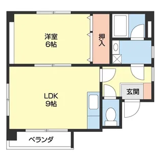 リブラ十番丁【606号室】の間取り