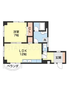 リブラ十番丁【102号室】の間取り