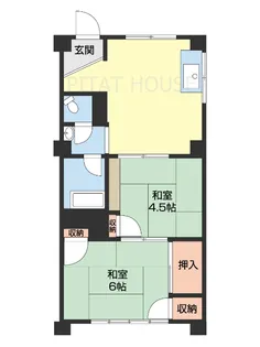 冨永マンション【2階】の間取り