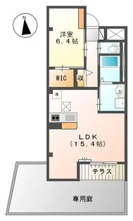 モイス・シャームK【105号室】の間取り