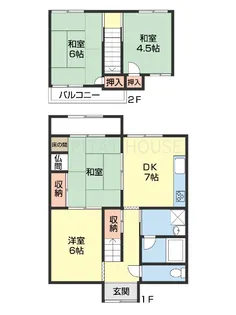 和歌山県和歌山市粟【一戸建】の間取り