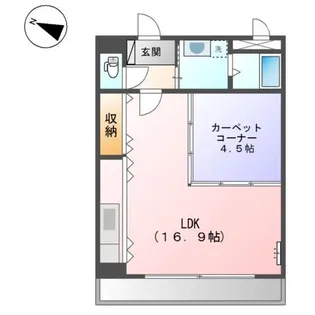 コンフォース21【3階】の間取り