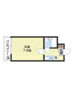 オーティハイツ黒田【2階】の間取り