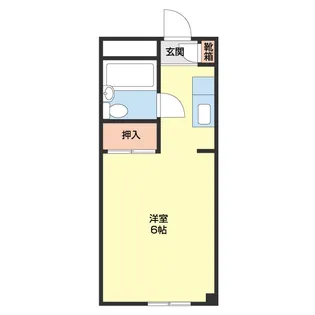 孝子ハイツ【202号室】の間取り