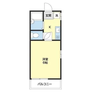 垣本ハイツⅢ【101号室】の間取り