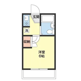 ライズ中之島【102号室】の間取り