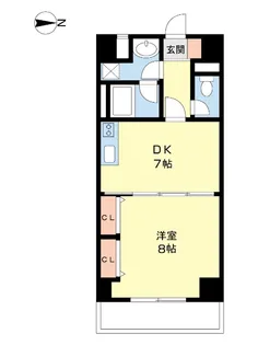 U−Buil太田【0802号室】の間取り
