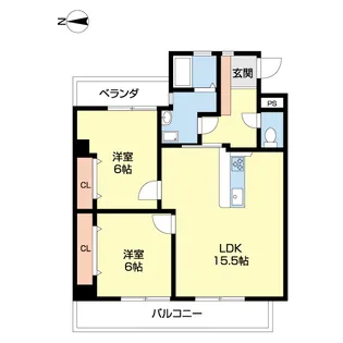 SKファーストビル【606号室】の間取り