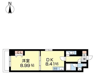 U−Buil三木町【202号室】の間取り