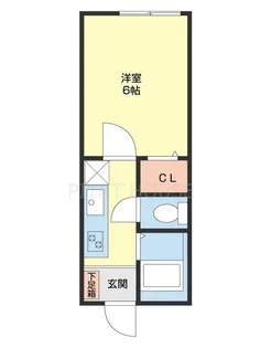 TJ鳴神【105号室】の間取り