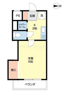 ラヴニール【203号室】の間取り