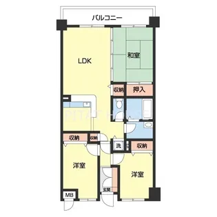 M・メゾン黒田【3-D号室】の間取り