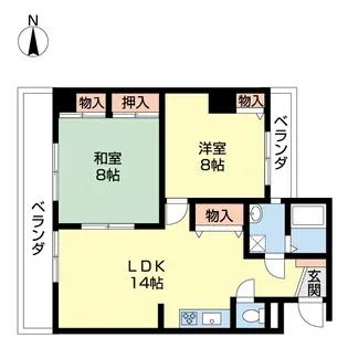 SKファーストビル【706号室】の間取り
