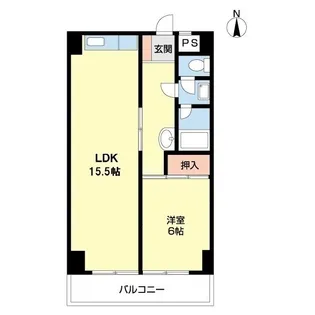 SKファーストビル【703号室】の間取り