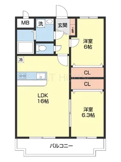 寺ノ元レジデンス【1階】の間取り