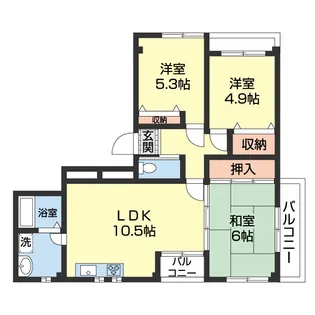 セントラル第1ビル【1201号室】の間取り