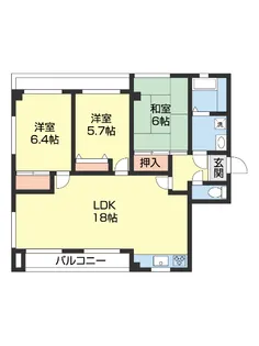 セントラル第1ビル【1302号室】の間取り