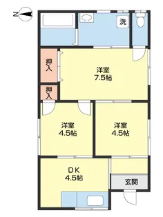 和歌山県和歌山市神前【一戸建】の間取り