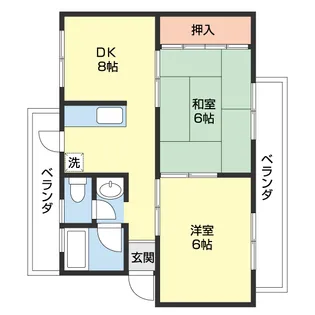 コーポますだ【103号室】の間取り