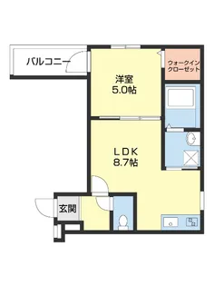 フジパレス北新金屋丁【303号室】の間取り
