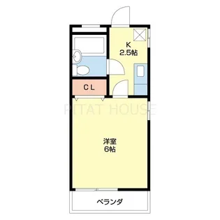 1Kの間取り画像