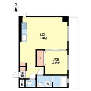 SKファーストビル【507号室】の間取り