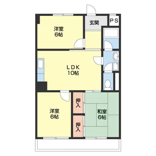 ロイヤルハイツ吉田【3階】の間取り