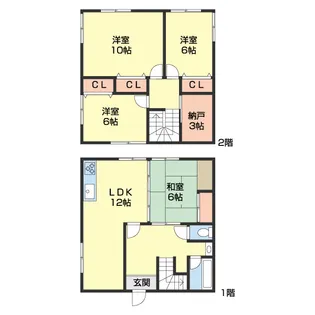 セジュール三浦【A号室】の間取り