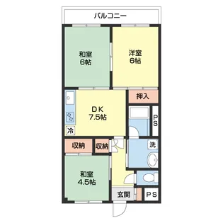 ブエナビスタ和歌山ノース【3階】の間取り