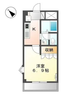 グランチェスタ.冬野【207号室】の間取り