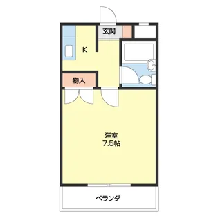 MFシティマンション【201号室】の間取り