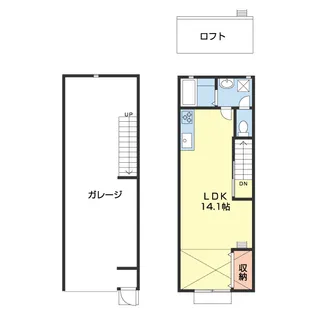 Fortuna【B号室】の間取り
