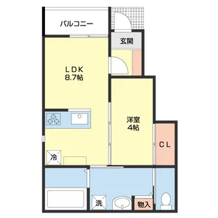 solis北新【1階】の間取り