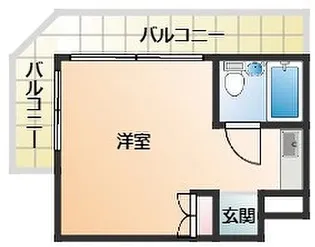 ベルハウス弐番館【201号室】の間取り
