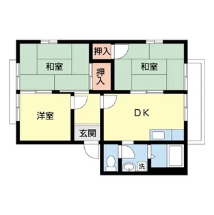 ドミールクルス【2階】の間取り