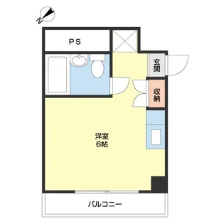 ベルハウス壱番館【203号室】の間取り