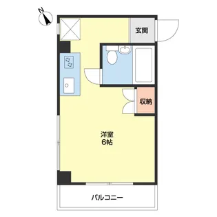 ベルハウス壱番館【305号室】の間取り