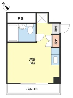 ベルハウス壱番館【403号室】の間取り
