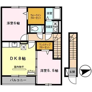ルーチェモルト【203号室】の間取り