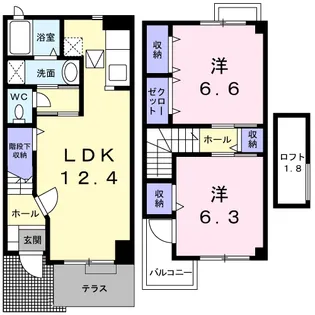 グレイスT Ⅰ【1階】の間取り