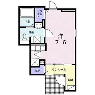 セトル・コンチェルト【1階】の間取り