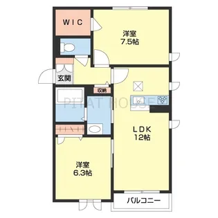 シャーメゾンMISA 【B203号室】の間取り