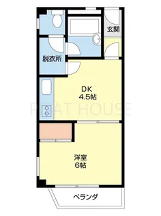 シャンティイ和歌浦【302号室】の間取り