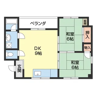 宝マンション【203号室】の間取り