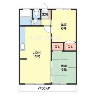 明伸マンション【202号室】の間取り