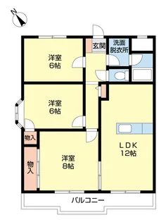 アバンセ・β【3階】の間取り