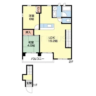 アマール名高【201号室】の間取り