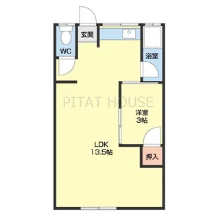 マリン西浜【7号室】の間取り