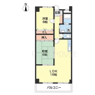 サンロイヤル小雑賀【4階】の間取り