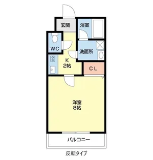 Kokochi北中島【1階】の間取り